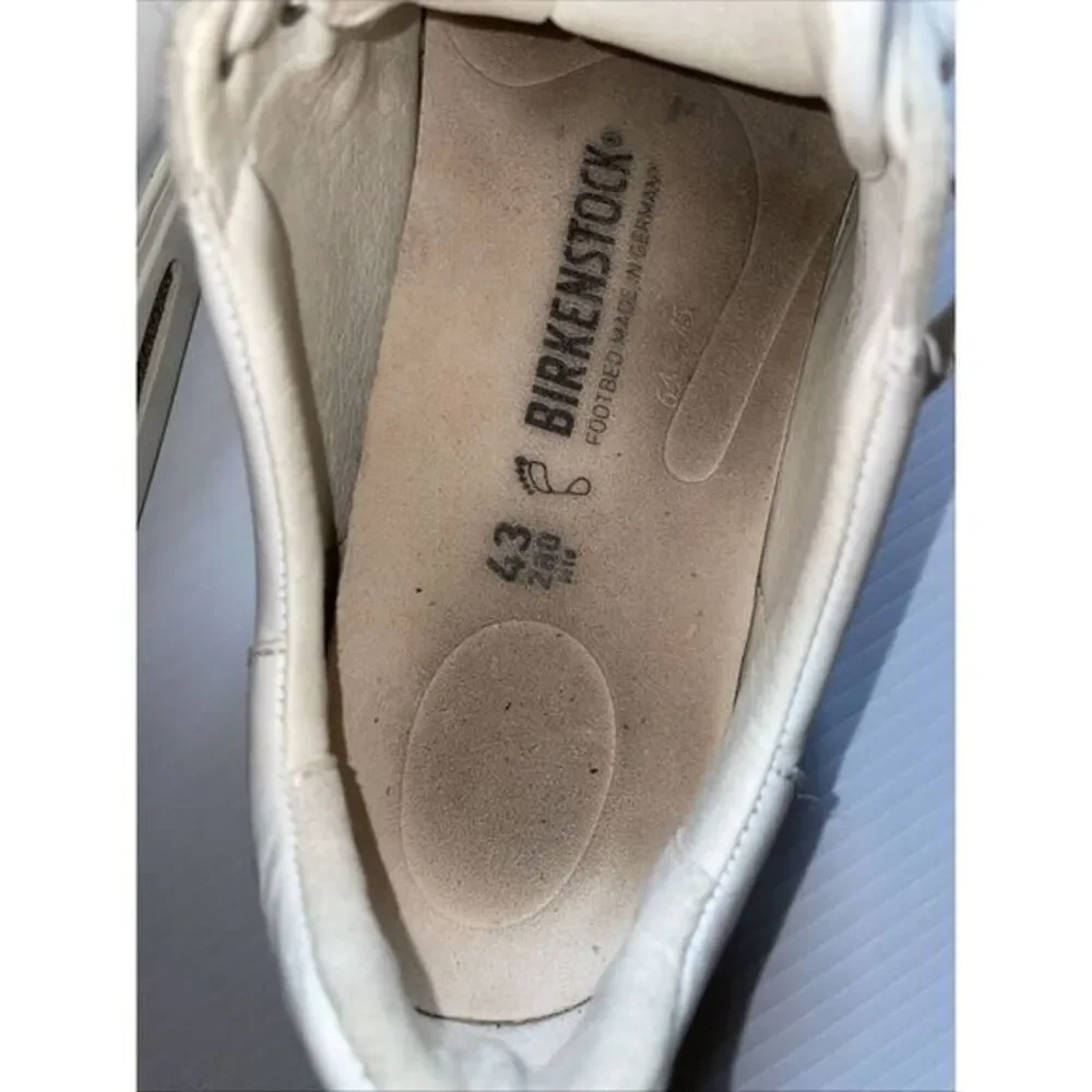 Birkenstock Bend Low White Leather Sneakers Shoes Mens Size‎ EU 43 US 10